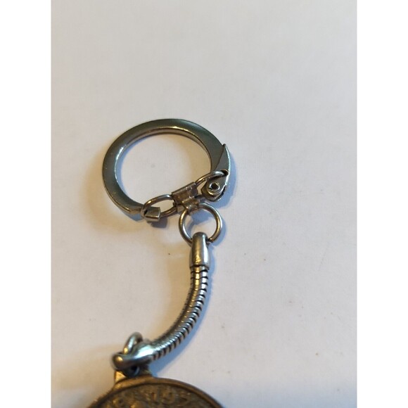 Rome Italy Metal Historical Buildings Holy Year Brother Keychain Key Ring 1975 - Picture 8 of 9